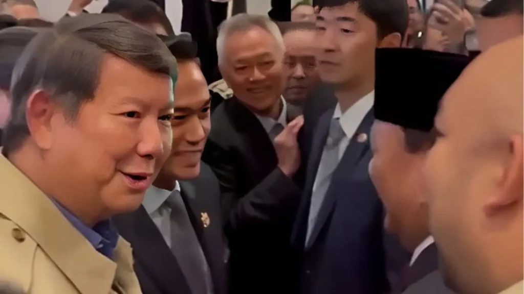 Anindya dan Hashim Sambut Presiden Prabowo di Beijing