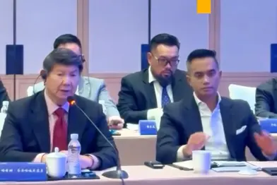 Hashim Perkenalkan Anindya Bakrie sebagai Ketua Umum Kadin kepada para Pengusaha China